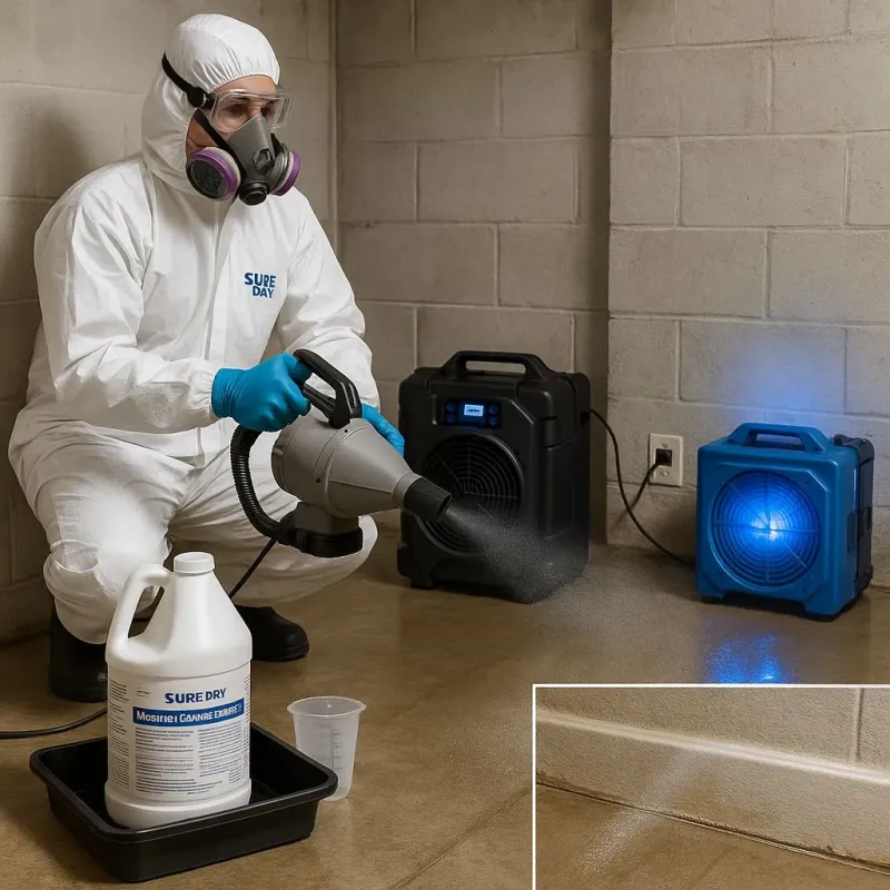 Sanitization and Odor Removal process in New Philadelphia, OH