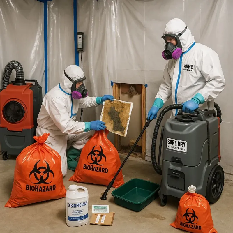 Contaminated Water Handling Protocols process in New Philadelphia, OH